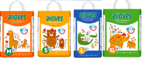 Подгузники Alloves для младенцев